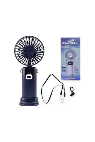 Dawreek Bt0259 Led Göstergeli El Fanı Lacivert