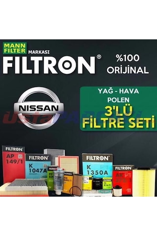 Nissan Juke 1.6 Mann Filtron Filtre Bakım Seti 2011 - 2018