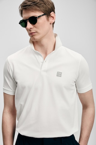 Lufian Carter Smart Erkek Polo T-shirt 111040233 Ekru