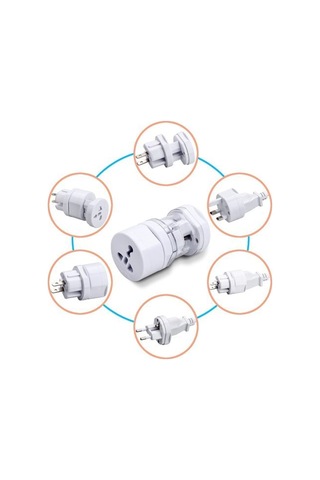Seyahat Universal Çevirici 3in1 Priz Adaptörü Kompakt Tasarım 150 Ülke İle 250v 13a Orta Doğu,amerika,avrupa, Asya,afrika,çin,japonya Dönüştürücü Adaptör 997l