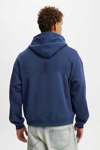 Madmext Lacivert Kapüşonlu Kanguru Cep Erkek Sweatshirt E7169 Lacivert