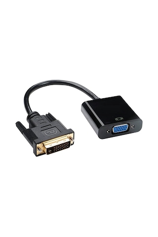 Dvi - D (24+1) To Vga Aktif Dönüştürücü Kablo (Dvı-D Erkek - Vga