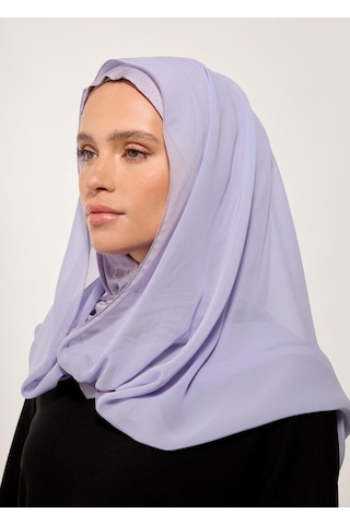 Mayovera Şifonlu Şal - Gri