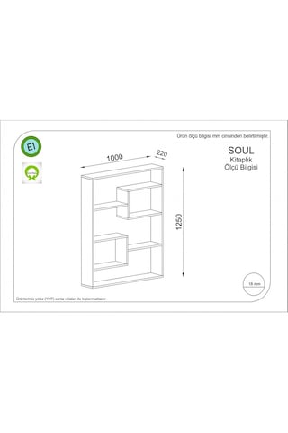 Soul Kitaplık Ceviz