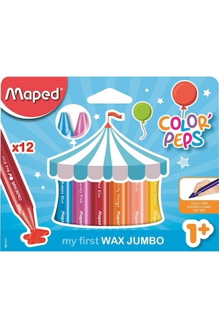 Maped Jumbo Mum Boya 12'Li