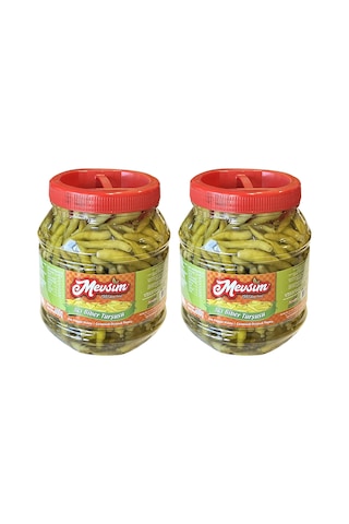 Mevsim Acı Biber Turşusu 1350 Gr X 2 Adet
