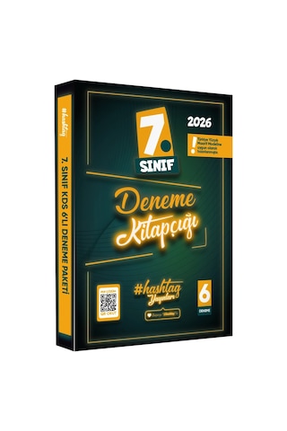 2026 7.Sınıf #hashtag Kazanım Değerlendirme Sınavı 6lı SARMAL Deneme Paketi Çözümlü Türkiye Geneli