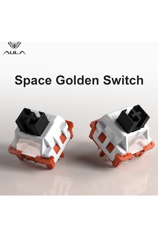 Aula Leobog Space Golden Lineer Mekanik Switch 100 Adet