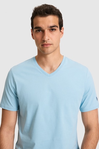 U.s. Polo Assn. Erkek Mavi Tişört Basic 50326944-vr036