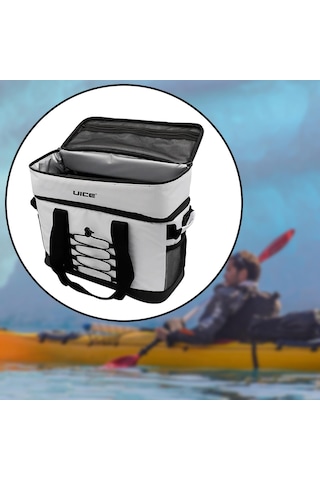 Suntek Seyahat Kayaks Piknikleri Için Soğutucu Çanta Beyaz