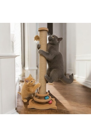 Kedi Tırmalama Çubuğu Ve Oyuncağı 64 CM