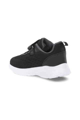 Slazenger Funkytown I Unisex Çocuk Cırt Cırtlı Siyah / Koyu Gri Günlük Spor Ayakkabısı