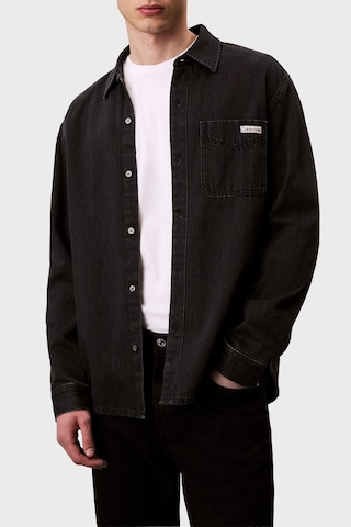 Calvin Klein Erkek Kot Gömlek Lv04rd765g 57l Siyah SİYAH