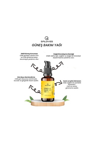 Güneş Bakım Yağı 50 Ml