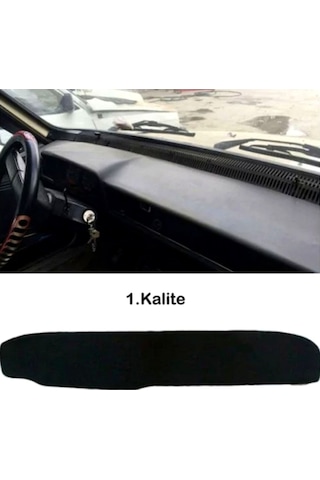 Torpido Halısı Oto Ön Cam Konsol Göğüs Örtüsü Renault Toros Uyumlu Siyah
