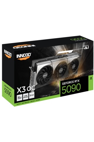Inno3d Rtx5090 X3 Oc 32gb 512bit Gddr7 3xdp, Hdmı, Dlss 4, Nvıdıa