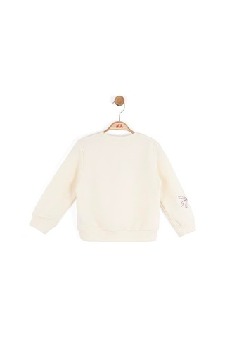 Kız Çocuk Gelincik Sweat Nk-39510 KREM