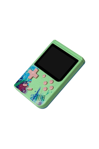 Vkemall G50 El Tipi Oyun Konsolu 3.0 İnç Renkli Ekran 500 Eski Oyun Av Bağlantısı Yeşil Kolleksiyel Oyun Desteği