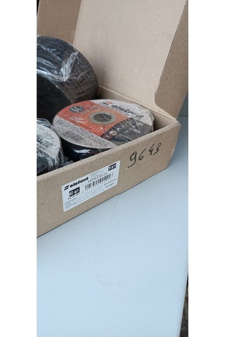 Metal İçin Düz Kesme Disk Taşı İnox 125 6.0 22.23 T29 Kutuda 10 Adet