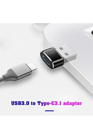 Usb 3.0 To Type C 3.1 Şarj Data Çevirici Dönüştürücü Adaptör 4429