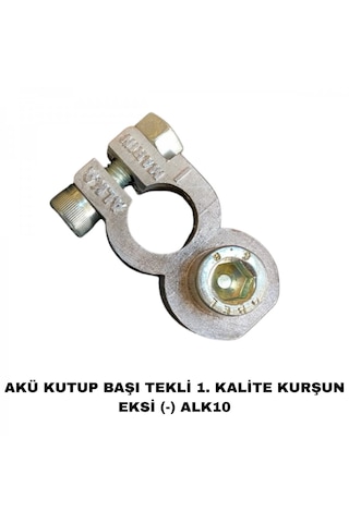Akü Kutup Başı 2li 10mm 1. Kalite Kurşun + - Alk10