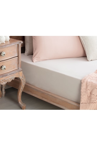 Madame Coco Valeria King Size Lastikli Penye Çarşaf Çpe-03kıng Sıze-taş Taş Diğer