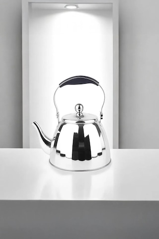 Vicalina 3 Litre Paslanmaz Çelik Demlik İthal Alman Kalitesi Gümüş Vl-9377 Gümüş