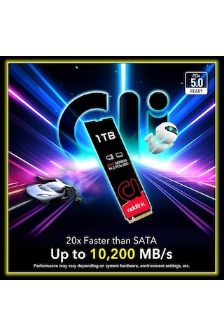 G55 1tb Pcıe 5.0 Gen5 Nvme M.2 Ssd- 10.200 Mb/s'ye Kadar - Pc Oyun Yükseltme, Fotoğrafçılık, Video Düzenleme Ve Ta
