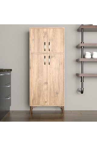 Büyük Boy Çok Amaçlı Dolap Çam - Mdl0102