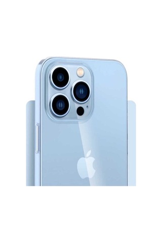 Apple Uyumlu iPhone 13 Pro Max Kılıf Zore Blok Kapak Renksiz