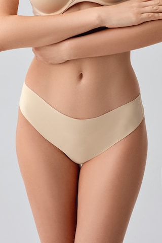 Kompedan Kadın String Lazer Kesim Slip Külot Ten 9207 Ten