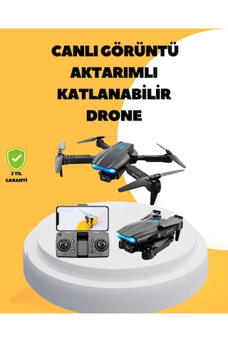 Wifi Fpv Görüntü Aktarımlı Katlanabilir Drone