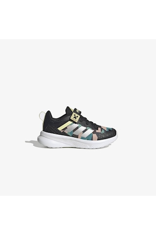 Adidas Minecraft Fortarun Elastic Lace Çocuk Siyah Koşu Ayakkabısı Kk4631
