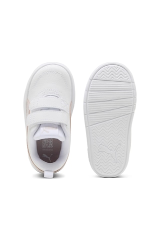 408382-01 Puma Courtflex V3 Glitz V Inf Bebek Spor Ayakkabı Beyaz 408382-01