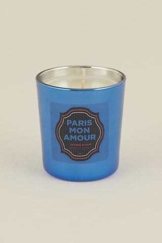 Karaca Home Pop Art Koleksiyonu Paris Mon Amour Orange Bloom Kokulu Mum Mavi