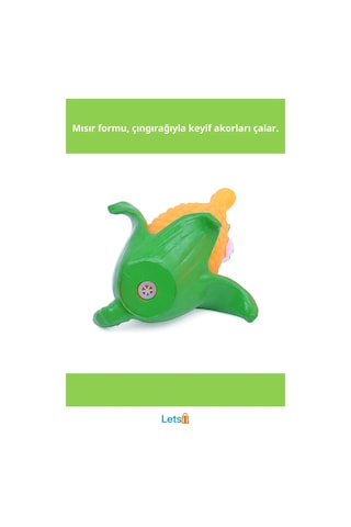 Sevimli Mısır Sesli Köpek Oyuncağı 10 Cm Dayanıklı Vinil