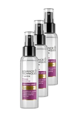 Avon Advance Techniques Mega Volume Hacim Veren Saç Spreyi 3 x 100 ML