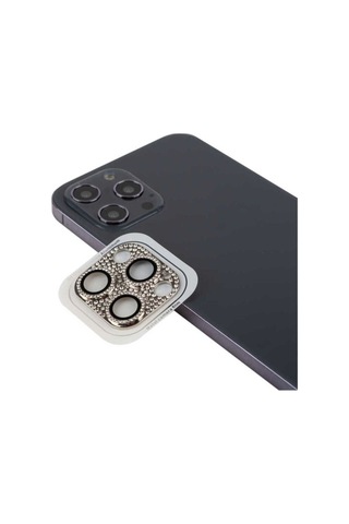 Apple Uyumlu iPhone 13 Pro Max Zore Cl-08 Kamera Lens Koruyucu Gümüş
