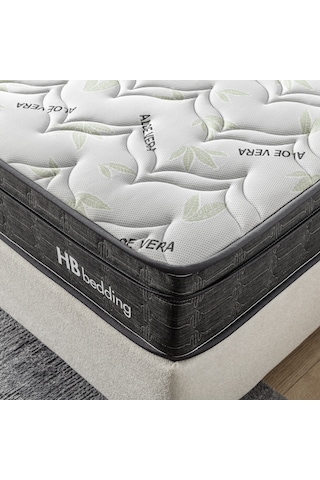 HB Bedding Aloevera Full Ortopedik Pro Yaylı Yatak Ideal Uyku & Orta ...