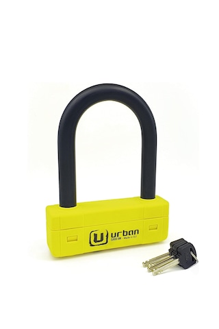 Urban Ur85120y Motosikletler İçin Yüksek Güvenlikli U Kilidi Sra Onaylı Seviye 20 120-Çelik