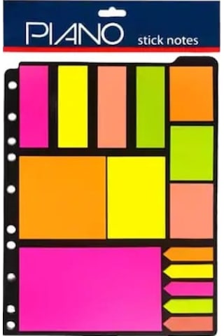 Piano Yapışkanlı Kağıt Post it