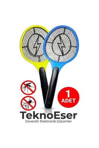 Elektrikli Sivrisinek Raketörü Usb Şarjlı 2200mah Güçlü Led Işıklı Sinek Kovucu Böcek Öldürücü