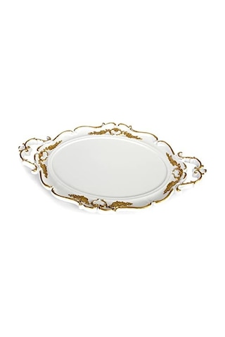 Zucci Hürrem Lüx Beyaz Tepsi 15cm