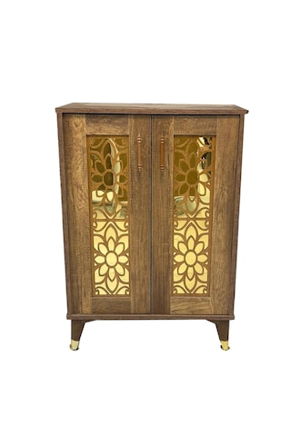 2'li Ceviz Fonksiyonel Depolama Çözümlü Dolap