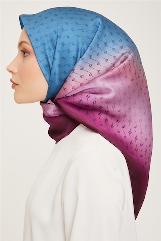 Armine Twill İpek Eşarp 23ka9003 55 Mavi