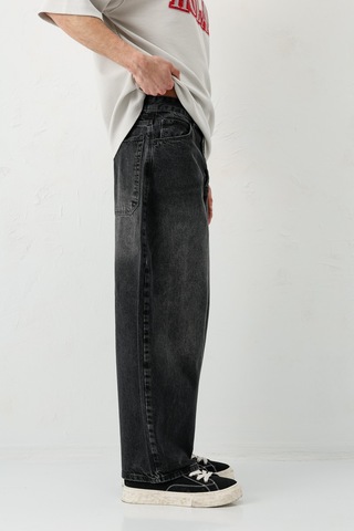 Vamos Barrel Fit Jeans Füme