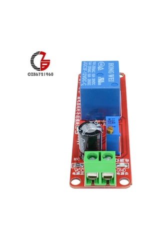 Gözelerelektronik-12V Ne555 Zaman Ayarlı Tekli Röle Modülü