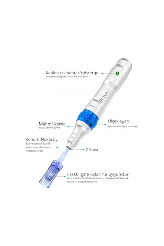 Dr. Pen A6 Kablosuz ve Kablolu Dermapen Cihazı İthalatçı Garantili