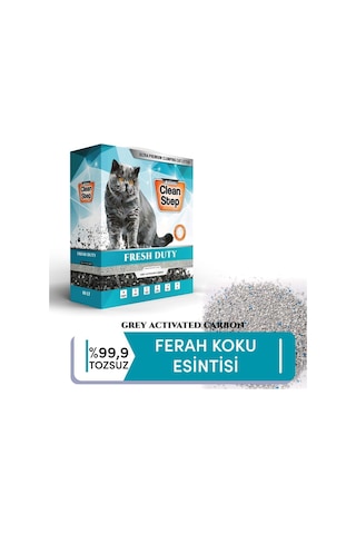 Jadawa Clean Aktif Karbonlu Bahar Kokulu İnce Taneli Bentonit Kedi Kumu 10 L