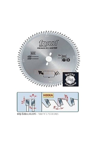 Freud Lu5B 0201 Alüminyum Testere Bıçağı 60 Diş 250X30X2.8 MM